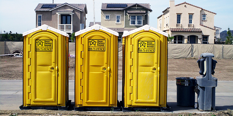 Fence Factory Rentals offers top portable toilet cleaning service near West Park, Fresno CA.